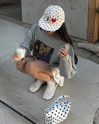 Dot Tabi Flat Shoes