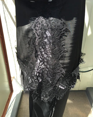 Fringe Wide Lace Lingerie Camisole Tunic
