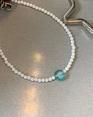 Crystal bead bracelet