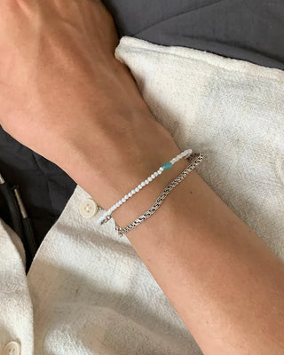 Crystal bead bracelet