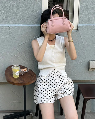 Round mini bag