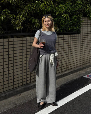 Tank Layered Semi-Cropped Short T-Shirt