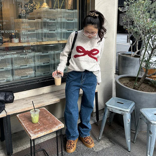 Carpenter wide denim pants