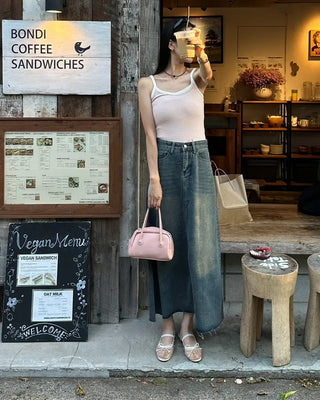 Striped Slim Feed Camisole
