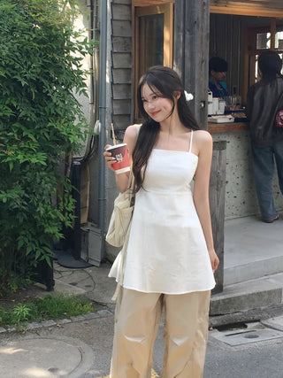 Linen camisole dress