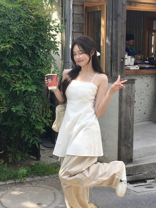 Linen camisole dress
