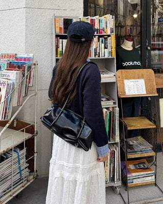 Frilled long skirt