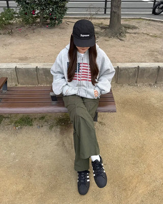 (Unisex) Cargo String Easy Pants
