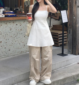 Linen camisole dress