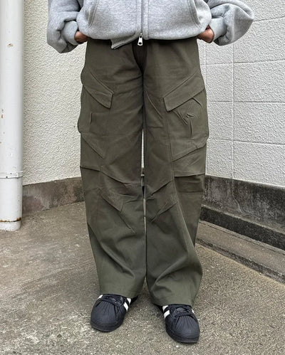 (Unisex) Cargo String Easy Pants