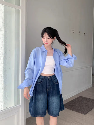 [5 colors] Basic shirt
