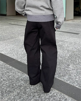 (Unisex) Cargo String Easy Pants