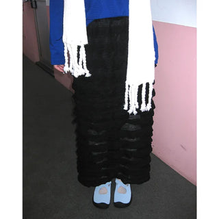 Round cross strap loafers