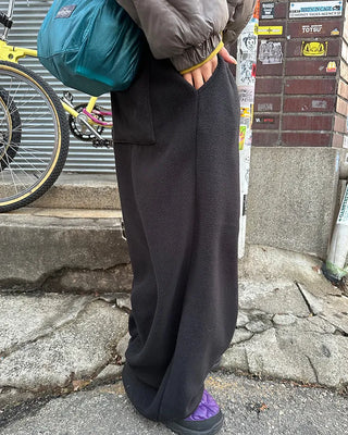 (Unisex) Hip Square Pocket Fleece Balloon Jogger Pants
