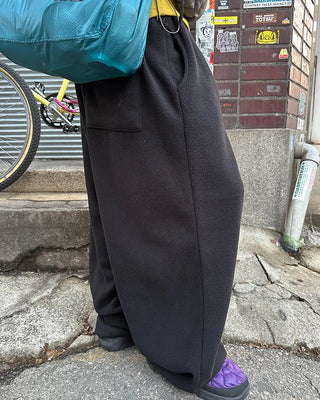 (Unisex) Hip Square Pocket Fleece Balloon Jogger Pants