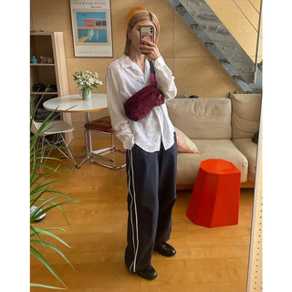 Spring Nylon Bicolor Pants