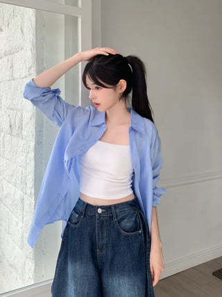 [5 colors] Basic shirt