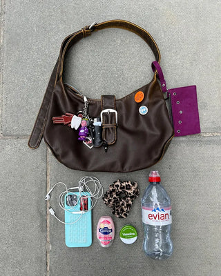 Vintage belt shoulder bag