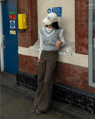 Pocket Point Cotton Wide Pants
