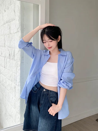 [5 colors] Basic shirt