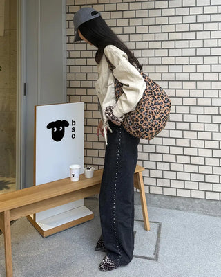 Patterned shoulder bag