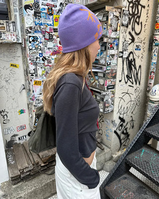 Round neck loose long-sleeve T-shirt
