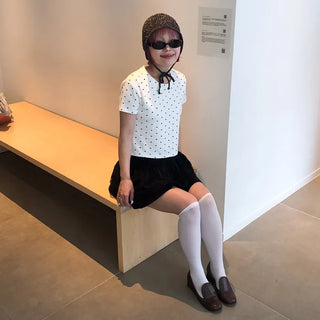 Sheer knee-high socks