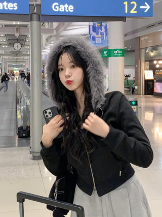Fur parka