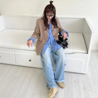 Basic blue color shirt