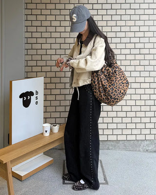 Patterned shoulder bag