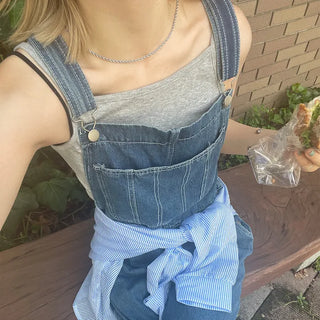 Basic straight neck camisole