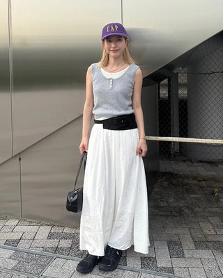 Double pocket belt waist pouch