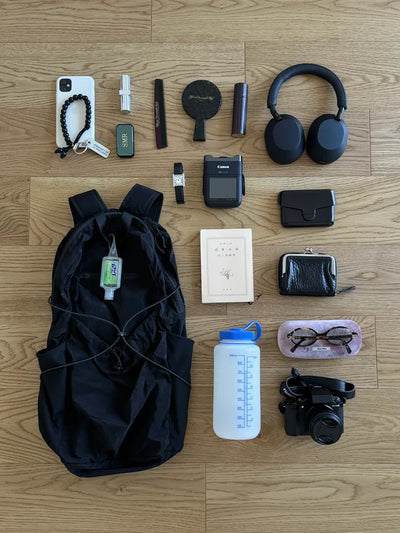 [2nd Re-release] (ORIGINAL) Light Nylon Backpack (black)