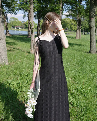 [1st Re-release] (ORIGINAL) Lace Heart Neck A-Line Long Dress