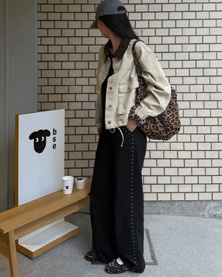 Patterned shoulder bag