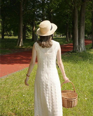 [1st Re-release] (ORIGINAL) Lace Heart Neck A-Line Long Dress