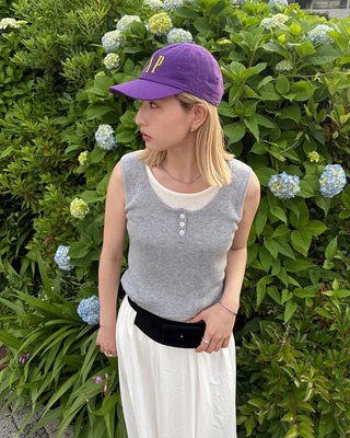 Double pocket belt waist pouch