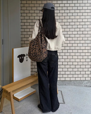 Patterned shoulder bag