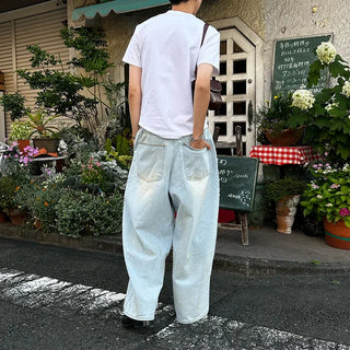 Casual plain short-sleeved T-shirt