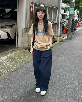 (Unisex) Casual Cotton Elastic Waist Pants