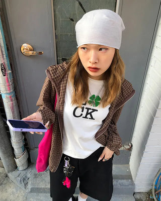 (ORIGINAL) Lucky Glow Clover T-Shirt