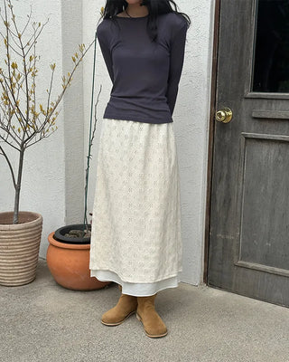 Round Long-Sleeve T-Shirt