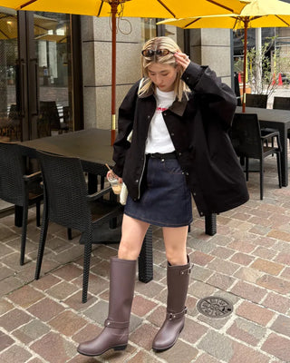 (Unisex) Corduroy Collar Jacket