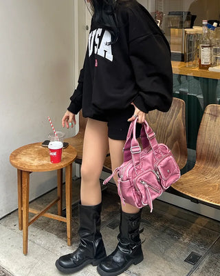 USA Patch Over Sweatshirt