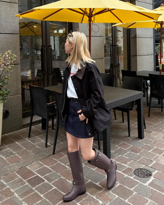 (Unisex) Corduroy Collar Jacket