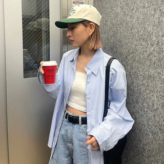 Minimalist strap shirt
