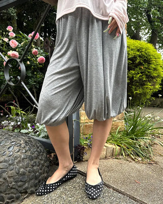 Summer Cropped Easy Sarouel Pants