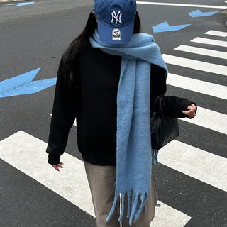 Brushed slit sweatshirt