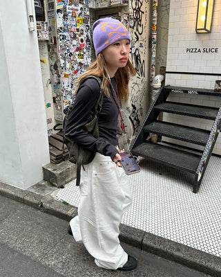Round neck loose long-sleeve T-shirt