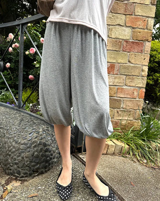 Summer Cropped Easy Sarouel Pants